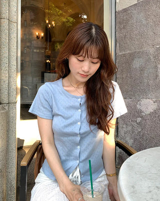 Punching Ground Half-Sleeve Cardigan