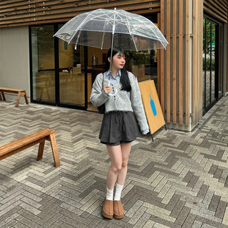 Small button wool cardigan