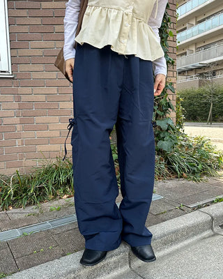 Side-ribbon cargo pants
