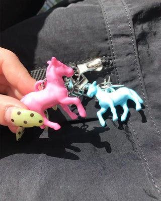 Vivid Horse Keyring