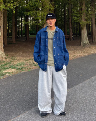 Loose Fit Belted Sweatpants