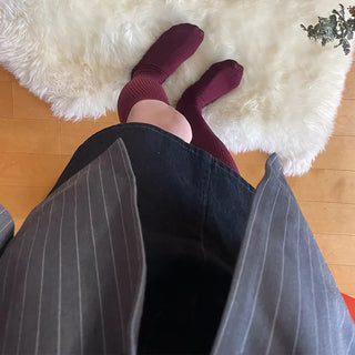 Daily Wine Knee Socks