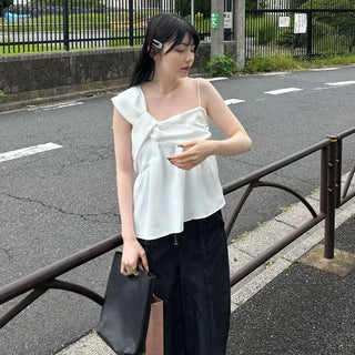 Asymmetrical design top