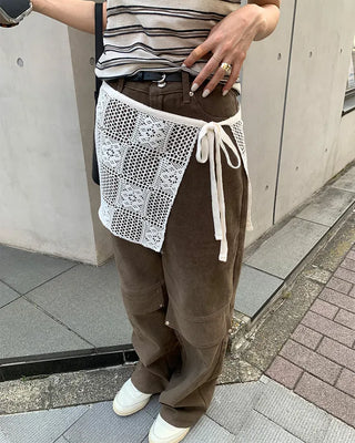 Lace wrap skirt