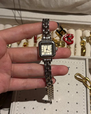 Square Metal Watch