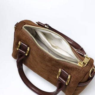 Suede mini bag
