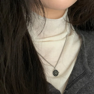 Vintage watch chain necklace