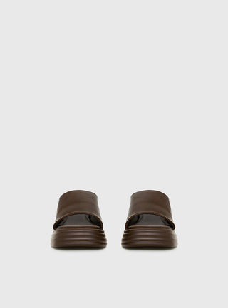 Therapy Flaunt Platform Sandals Brown