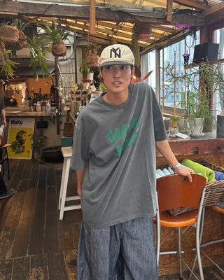 MARYJANE Washed Half-Sleeve T-Shirt