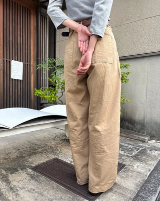Barrel Cotton Pants
