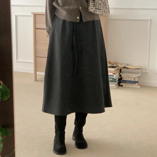 Suede mid-calf boots