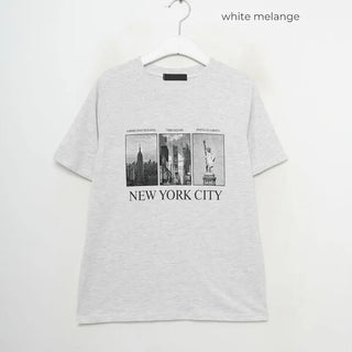 New York print T-shirt