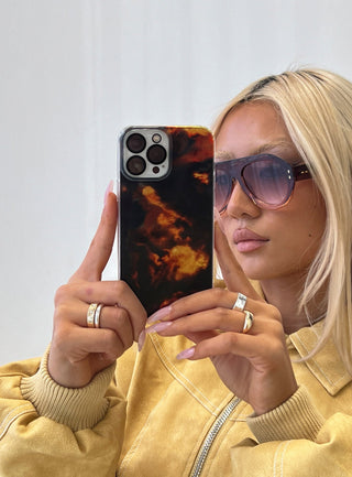 Call Me Back iPhone Case Tortoise
