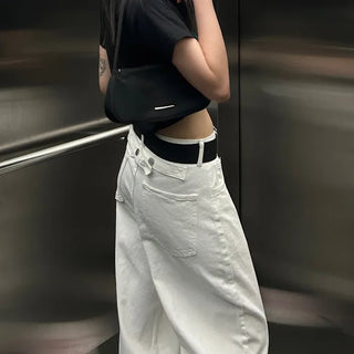Cotton wide-leg pants