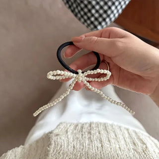 Pearl Ribbon Hair Strap