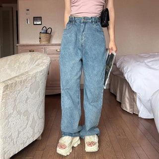 Denim with waist buckle