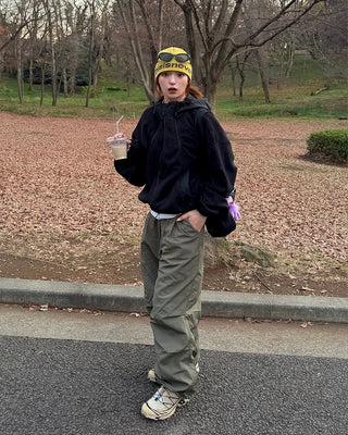 Nylon Parachute Pants