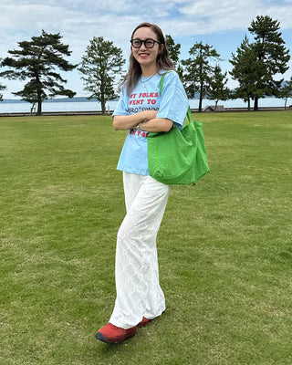 Nylon Square Tote Bag