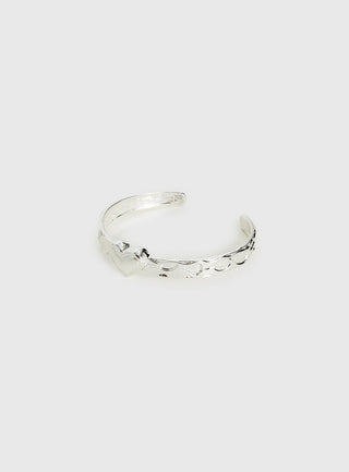 Romma Heart Cuff Silver