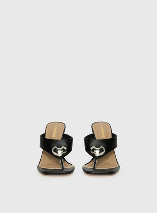 Gifted Thong Heels Black