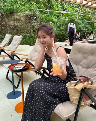 Flower Camisole Long Dress
