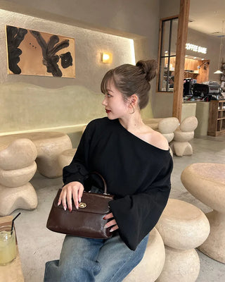 Handle Square Shoulder Bag