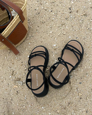 Strap summer platform sandals