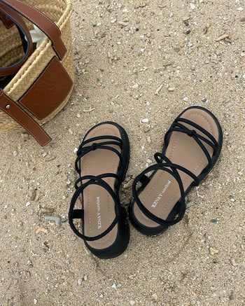 Strap summer platform sandals