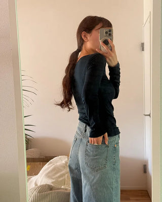 Slim-fit sheer t-shirt