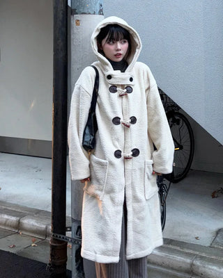 Duffle Boa Long Coat