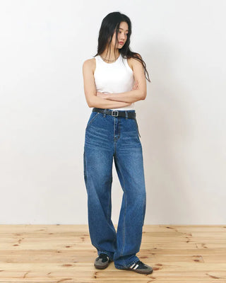 [5th Re-release] (ORIGINAL) Holeless Leather Belt (black)