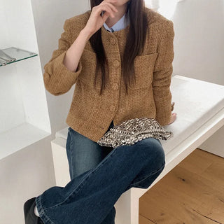 Tweed wool jacket