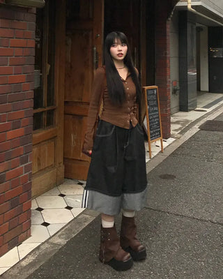 Slim-fit ribbed knit cardigan