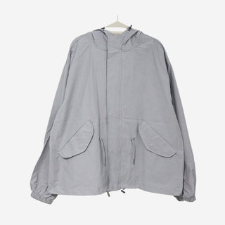 Hooded military blouson