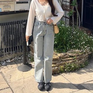 Sheer open cropped cardigan