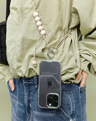 [3rd Re-release] (ORIGINAL) Wood Ball Shoulder Strap (natural)