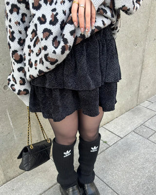 Tiered mini skirt