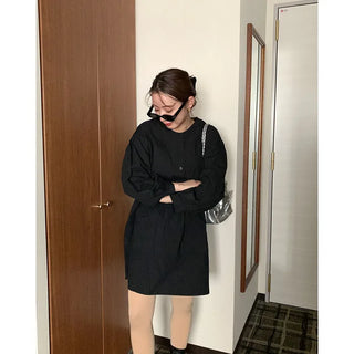 Pintuck Mini Dress