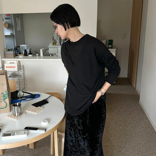 Basic long-sleeved T-shirt