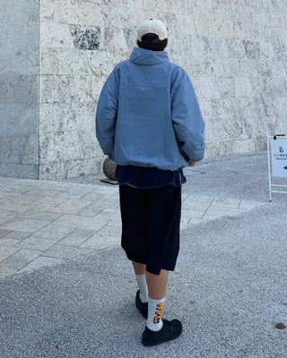 Hooded windbreaker