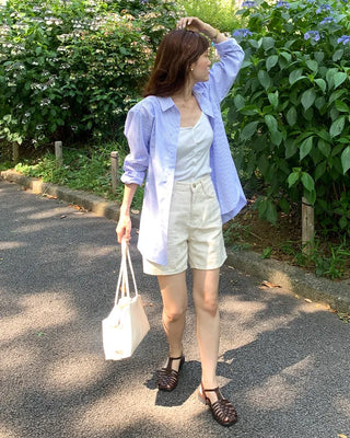 Basic cotton shorts