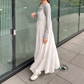 Tiered long dress