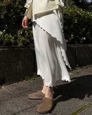 Frilled layered skirt