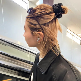 Silk scrunchie