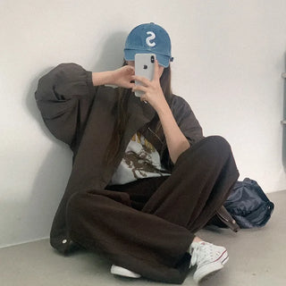 Nylon Oversized Hoodie