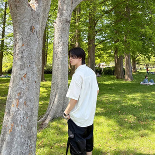 (Unisex) Oversized Short-Sleeve Shirt