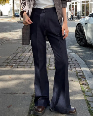 Bootcut denim pants