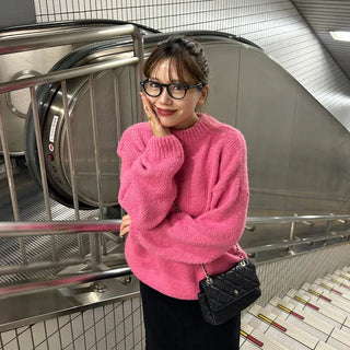 Loose wool knit