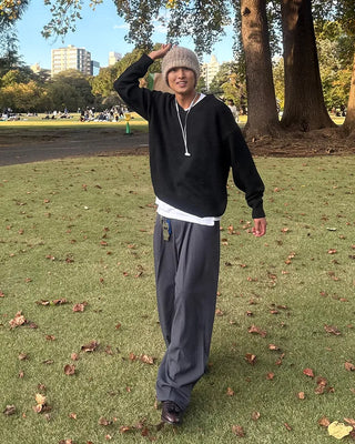 Wide slacks