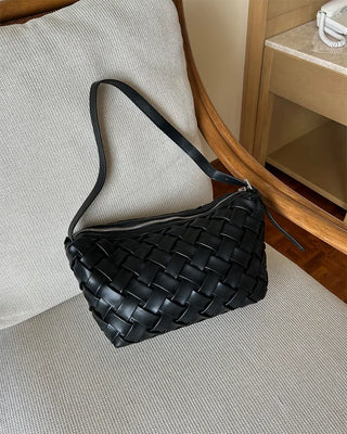 Weaving shoulder bag